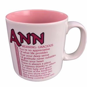 ANN Coffee Mug Poetry Papel Marci G Name Meaning
